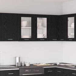 vidaXL kuhinjski ormar crni hrast konstruirano drvo 80 x 31 x 60 cm Cijene