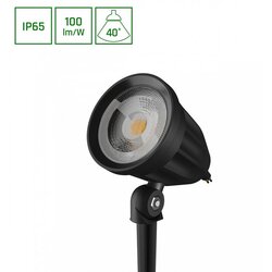 Spectrum spoljna podna ubodna led lampa 6W nw flori ligero black Cene