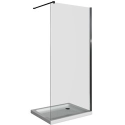 Armal tuš stena Modul 40 X 200 krom profil, fiksna prozorno steklo, prečni nosilec Cene