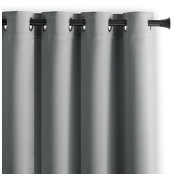 Restilo Siva zatamnjujuća zavjesa 140x270 cm Eyelets – Cijene