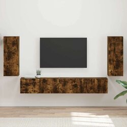 3 pcs Dimljeni oreh - - Rjava - 53.31 - 98 x 31 x 29,5 cm - 2025-vidaXL-Uvoz_2 Cene