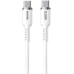 WEKOME Kabl 3.1 USB tip C M/M 1.2m, za Superbrzo punjenje 100W/480Mbps, Silicon Soft, beli WDC-11 Cene