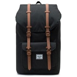 Herschel Nahrbtniki Little America Backpack - Black Saddle Brown Črna Cene