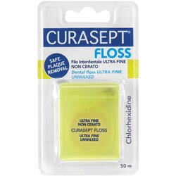 Curasept Dental Floss Ultra Fine Unwaxed zubni konac bez voska s antibakterijskim sastavom 50 m Cijene