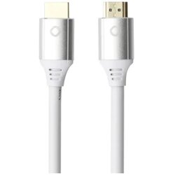 Oehlbach HDMI priključni kabel HDMI-A vtič\, HDMI-A vtič 5.00 m bela D1C92497 #####8K UHD\, pozlačeni konektorji HDMI kabel, (20431589) Cene