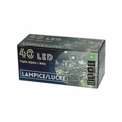  Novogodišnje LED lampice na baterije 40 kom Cene