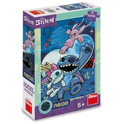 Dino Stitch puzzle set Neon XL 100 delova Cene
