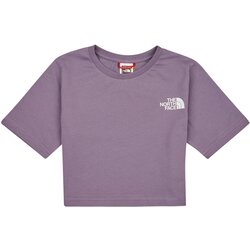 The North Face Girls S/S Crop Simple Dome Tee Ljubičasta Cijene