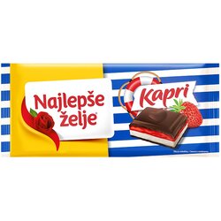 NAJLEPŠE ŽELJE Čokolada NAJLEPŠE ŽELJE Kapri 190g Cene