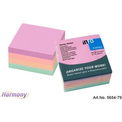 Info Kocka samolepilnih lističev harmony 75 x 75 400l 5654-79, (20378449) Cene