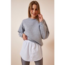  Women's White Sweater and Sweatshirt Six with Skirt Poplin Shirt Cijene