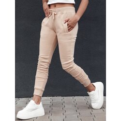 DStreet Spodnie damskie dresowe FITS beżowe Cene