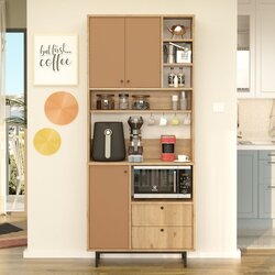 Hanah home Komoda RE6-SK, 88x205x35,5 cm, Smeđa Cijene