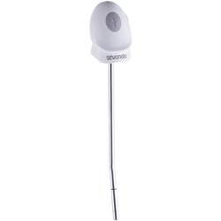 Sevanda Vibrating & E-stim Metal Urethral Sounding White Cene