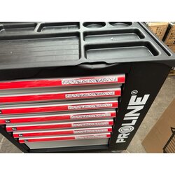 Proline Kolica za alat 33127, 7 pregrada, 790x490x1010mm, Crna Cijene