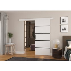 ADRK Furniture Drsna medsobna vrata Muschu 96 - bela Cene