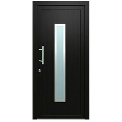 Solid elements zunanja vhodna vrata solid elements piran KF03 (70 x 1100 x 2100 mm, leva, zunaj antracitna, znotraj bela, pvc) Cene