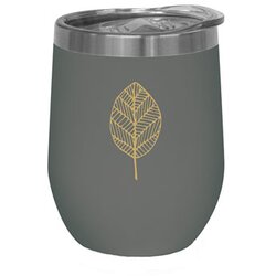 PPD Papperproducts Design Termo šolja - Pure Gold Leaves, Anthracite, 350 ml Cene