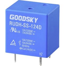 GoodSky RUDH-SS-124D relej za tiskane pločice 24 V/DC 12 A 1 prebacivanje 1 St. Tray Cene