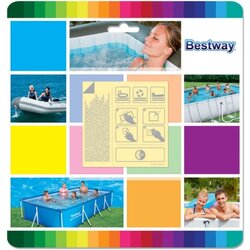 Bestway samolepljivi flaster za popravak bazena vodootporni 10kom Cene