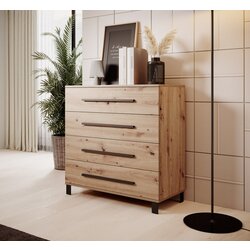 ADRK Konzolna komoda MALEN v barvi hrasta Artisan - HRAST ARTISAN-HRAST Cene
