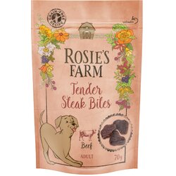 Rosie's Farm Snacks Adult "Tender Steak Bites" govedina - Varčno pakiranje: 5 x 70 g Cene