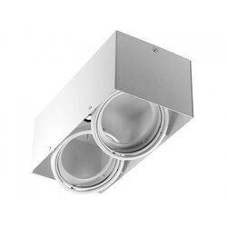 Gtv plafonska led armatura pireo n kv 2*GU10 IP20 bela Cene