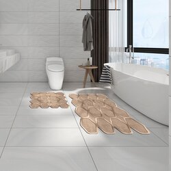 Hanah home set 2 prostirke za kupatilo Krem Cene