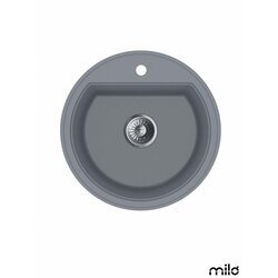 Milo granitna sudopera essence Ø51cm diamond grey sifon ø90 Cene