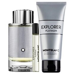 Mont Blanc parfemski set explorer platinum, edp 100 ml + mini 7.5 ml + gel za tuširanje 100 ml Cene