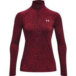 Under Armour ženska majica Tech 1/2 Zip - Twist bordo Cijene