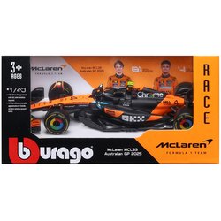 Bburago McLaren MCL39 F1 (2025) trkaći automobil metalni model automobila 1/43 (Lando Norris #4) Cene