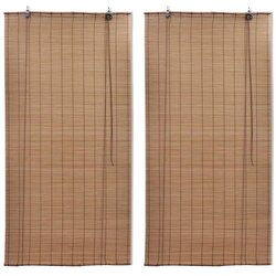 vidaXL Rolete od bambusa 2 kom smeđe 120 x 220 cm Cijene