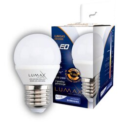 Lumax led sijalica Sijalica LED LUMG45 - 5W 3000, (35-40W),400lm, 3000K, G45, 35000 Cene
