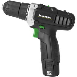 Iskra Akumulatorski vrtalnik ERO IE-CD62-120S (12 V, 1 x Li-ion baterija 1,5 Ah, 0–1.500 vrt./min) Cene
