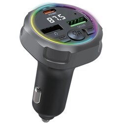 FM TRANSMITTER SA PUNJAČEM ZA AUTO SUPERIOR C63 QC 3.0 PD 30W CRNI *SR NOVO+ Cene