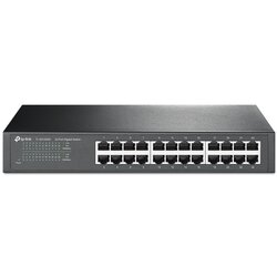 Tp-link Switch TL-SG1024D 24-port Gigabit Desktop/Rachmount Switch, 24 10/100/1000M RJ45 ports, 13-inch rack-mountable steel case Cene