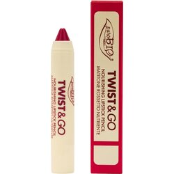 puroBIO cosmetics Twist & Go Nourishing Lipstick Pencil - 505 raspberry red Cene