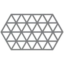 Zone sivi silikonski podmetač za lonce Triangles Cene