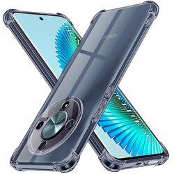 Techsuit Shockproof Clear Silicone zaštitna maskica za Honor Magic6 Lite – smoke crna Cene