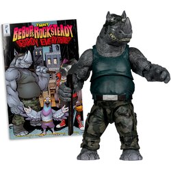 Mcfarlane Figurica Teenage Mutant Ninja Turtles Rocksteady 5-palčna akcijsko figurica s stripom Toys, (5000180247) Cene