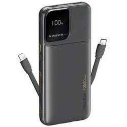 Remax RPP-657 - 2.4A Cabled Fast Charging Power Bank 10000mAh(black) Cene