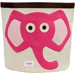 3Sprouts ® Košara za pohranu igračaka Elephant pink Cene