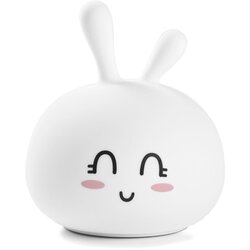 Rabbit And Friends nočna lučka mehka Sladki zajček-USB-C polnjenje white Cene