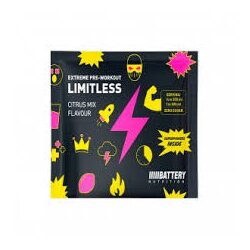 Battery Nutrition BATTERY LIMITLESS EXTREME Mješavina citrusa prije treninga, 18 g Cijene