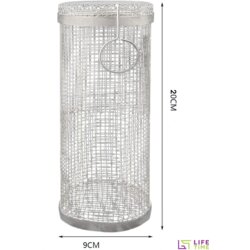 Lifetime Okrugla rešetka za roštilj, 20 cm, Srebrne boje Cene