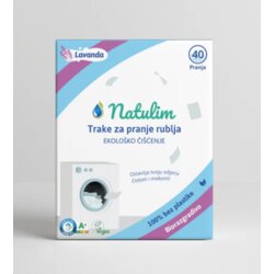 Natulim Eko trakice za pranje rublja (40 pranja) - Bez mirisa Cene