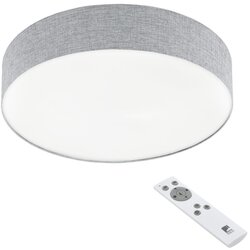 Eglo Romao plafonjera/1, led, 40w, prom 570, sa daljinskim, dimabilna, sivo/bijela Cene