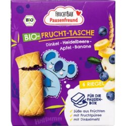 FRUCHTBAR Bio sadni žepki "Pausefreund" - Pira, borovnice, jabolko, banana Cene