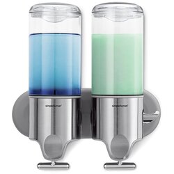 simplehuman Stenski razpršilnik za milo iz nerjavečega jekla v srebrni barvi 880 ml - simplehuman Cene
